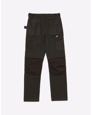Caterpillar Essential Stretch Trousers (30S Short) Dark Shadow - Black