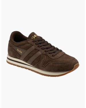 Gola Daytona Suede Trainers - Brown