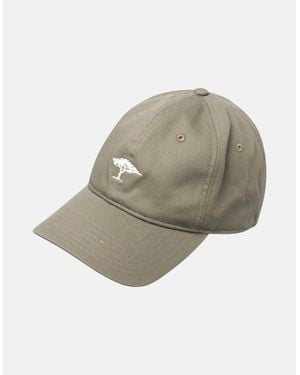 Fynch-Hatton New Tree Baseball Cap Dark Khaki - Grey