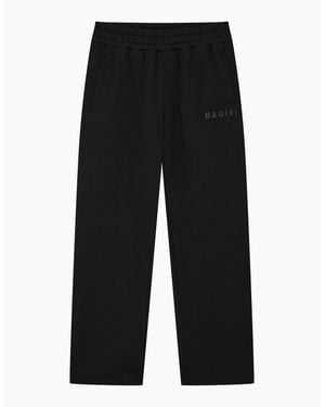 Magrit Core Puff Printed Joggers - Black