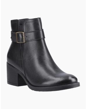 Hush Puppies Hensley Buckle Boots - Black