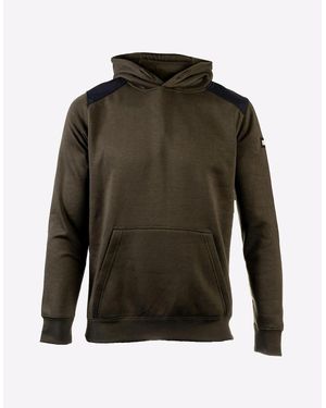 Caterpillar Essentials Hooded Sweatshirt Army Moss - Green