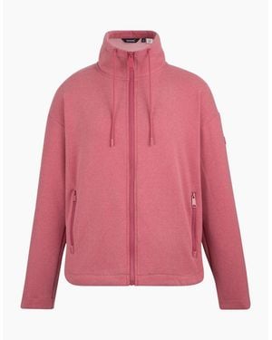 Regatta Ladies Ashlynn Knitted Fleece Jacket - Pink