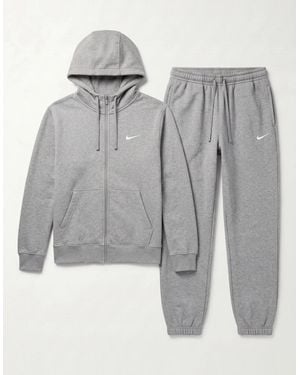 Nike Air Club Fleece Tracksuit Full Set - Grey