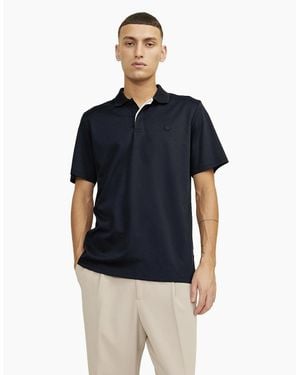 Jack & Jones Crodney Short Sleeve Polo Shirt - Blue