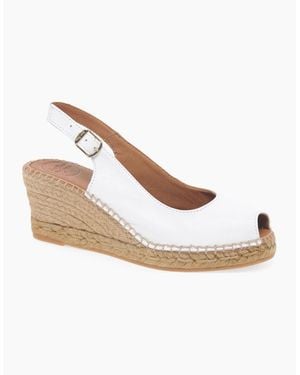 Toni Pons Croacia Wedge Heel Sandals - White
