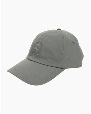 BOSS Derrel-Pl Cotton/ Baseball Cap - Grey