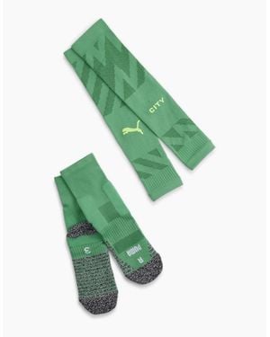 PUMA Mcfc Gk Socks Promo Football Sock - Green