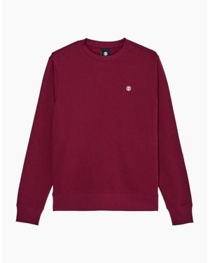 Element Icon Embroidery Sweatshirt - Red