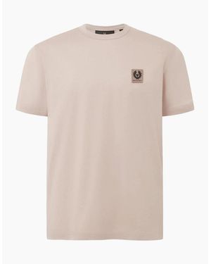 Belstaff Patch Logo T Shirt - Natural