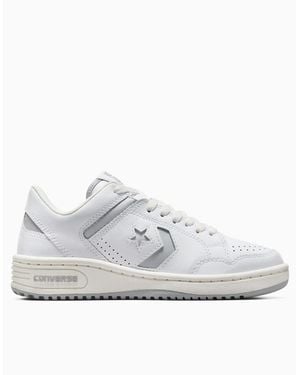 Converse Adults Weapon Leather High Top Trainers - White