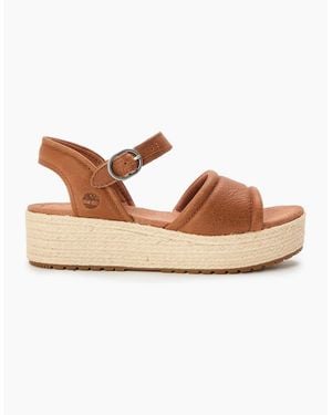 Timberland Santorini Sun Backstrap Open Toe Sandals - White