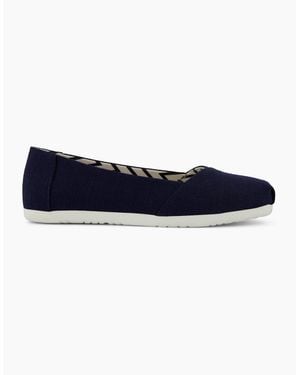 TOMS Alpargata Textile Shoes - Blue