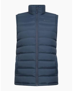 Mountain Warehouse Seasons Faux Fur Lined Padded Gilet - Blue
