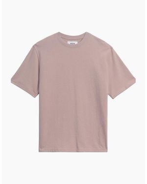 Wax London Dean Jolt Slub T-Shirt - Pink