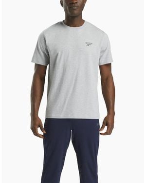 Reebok Cody Crew Neck Tee Cotton Short Sleeve T-Shirts - Grey