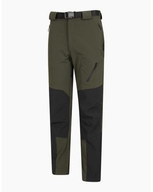 Mountain Warehouse Forest Water Resistant Hiking Trousers - Green