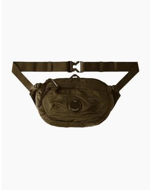 C.P. Company Nylon Khaki Crossbody Belt Bag - Green
