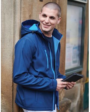 Regatta Venturer Hooded Soft Shell Jacket - Blue