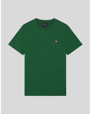 Lyle & Scott Cotton Crew Neck T-Shirt - Green
