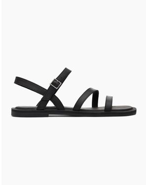 TOMS Kira Ankle Strap Sandals - Black