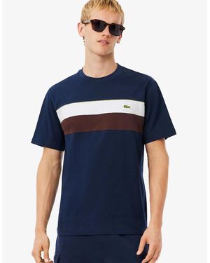 Lacoste Jersey Colour-Block T-Shirt - Blue