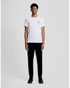Lyle & Scott Sports Tape Joggers - White