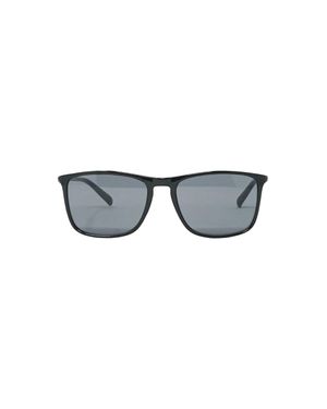 Calvin Klein Solid Smoke Lens Shiny Sunglasses - Grey