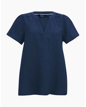 Regatta Ladies Selen Short-Sleeved Shirt - Blue