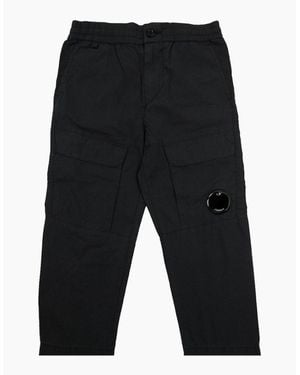 C.P. Company Undersixteen U16 Cotton Cargo Trousers 999 - White