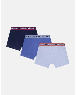 Ellesse Muxel735 3Pk Boxers - Blue
