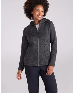 Mountain Warehouse Ladies Nevis Full Zip Hoodie - Grey