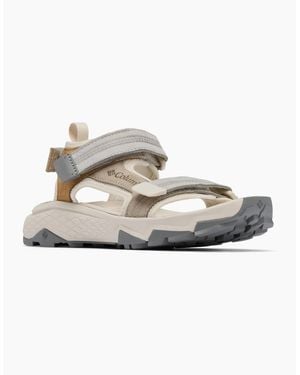 Columbia Peakfreak Rush Leather Dark Stone/Quarry Sandals - White