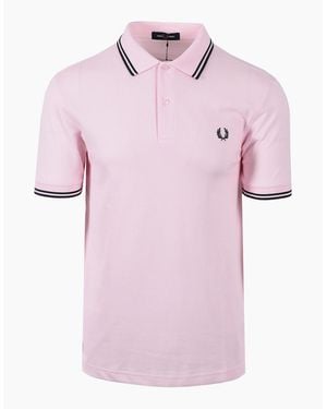 Fred Perry Twin Tipped Polo Iced - Pink