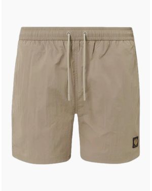 Belstaff Clipper Swimshorts Dark Sand - Natural