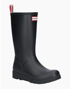 HUNTER Original Play Tall Rubber Wellington Boots - Black