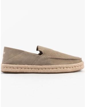 TOMS Alonso Loafer Rope Espadrille Taupe - Natural