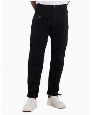 Replay Combat Trousers With Zip & Pocket Detail 098 - Black