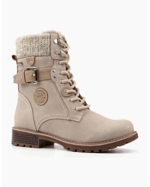 Lunar Debbie Boots - Natural