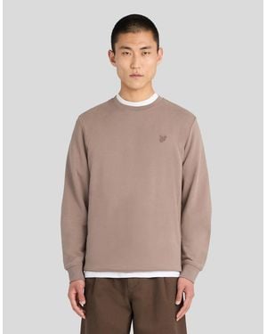 Lyle & Scott Superfine Cotton Crew Neck Sweatshirt - Grey