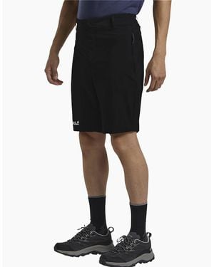Jack Wolfskin Hikeout Texashield Walking Shorts - Black