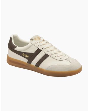 Gola Cyclone Leather Trainers - White