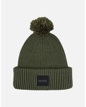 Regatta Adult Connora Pom Pom Beanie - Green
