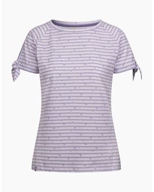 Trespass Ladies Penelope Stripe Bee T-Shirt - Purple