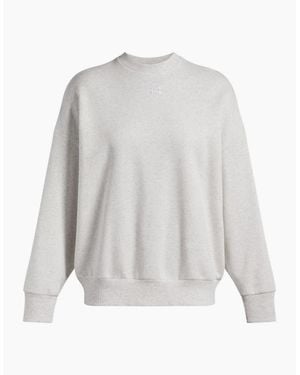 Under Armour Armour Rival Fleece Os Crew Sweatshirt - White