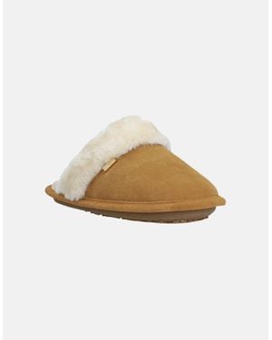 HUNTER Mule Slipper - White