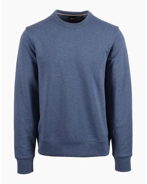 BOSS Boss H Sharpe Sweatshirt Open - Blue