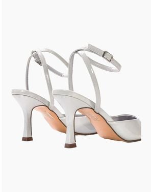 XY London Ladies Lacey May Court Shoes - White