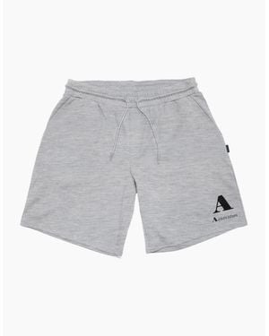 Aquascutum Fleece Jogger Shorts - Grey