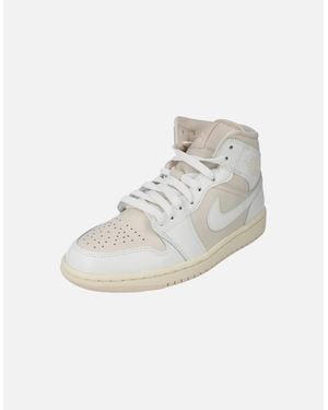 Nike Air Jordan 1 Mid Trainers Bq6472 201 - White